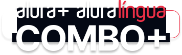 Combo + é a junção do Alura com Alura Língua